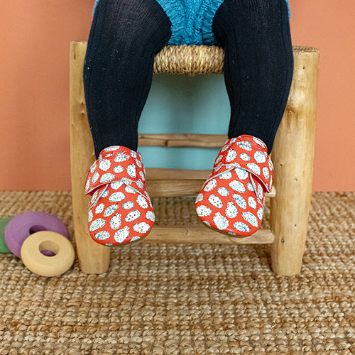 Poco Nido - Mighty Shoes - Velcro Respectful Shoe - Hedgehogs