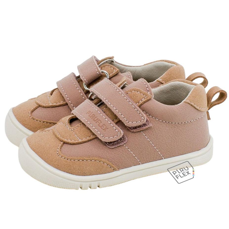 Piruflex - Barefoot Leather Sneakers - Pink PF177