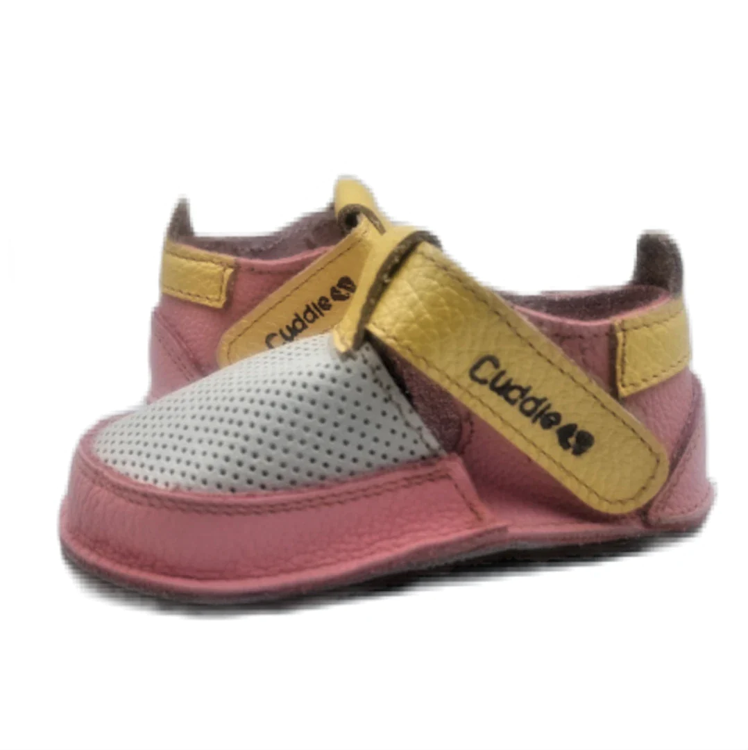 Kiko Microperforat Pink - Environmentally friendly sandal - Cuddle Shoes