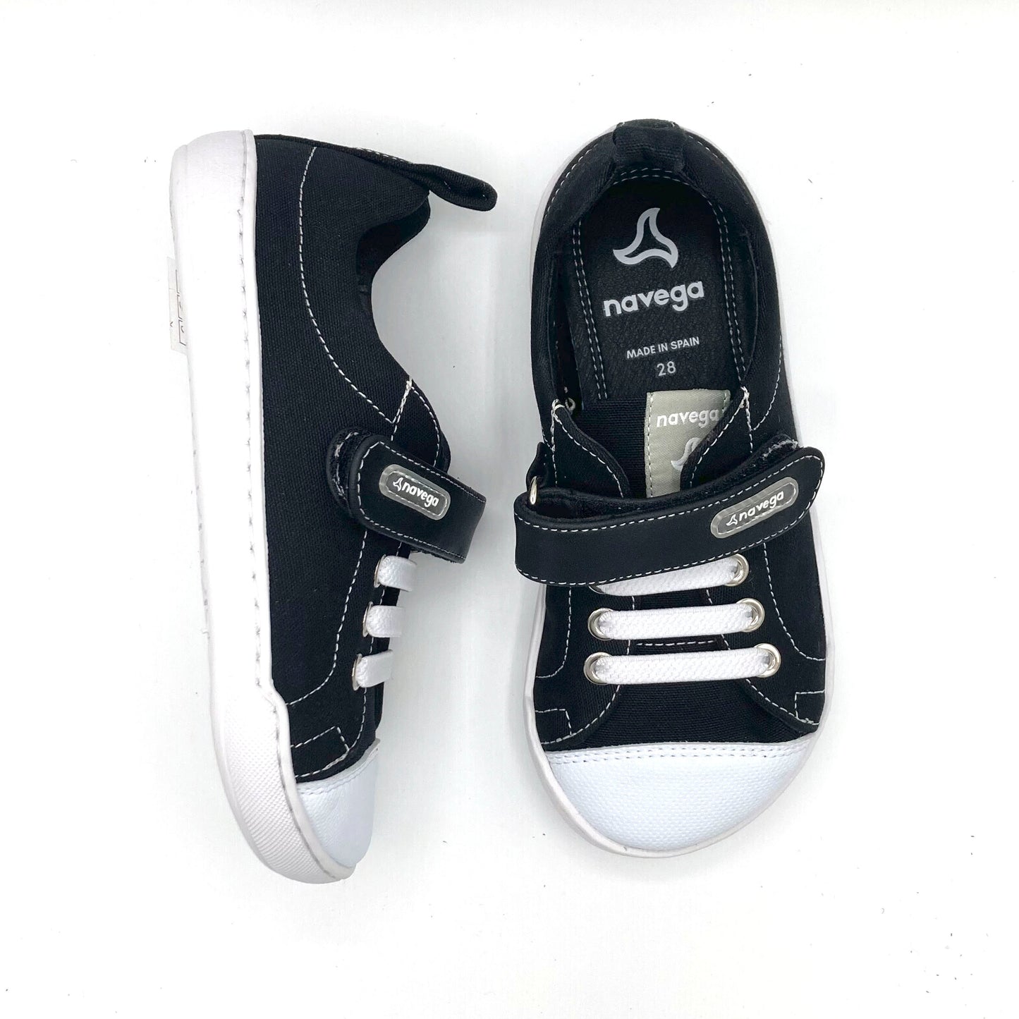 Navega - Zapatillas Barefoot Textil - Urban Negra