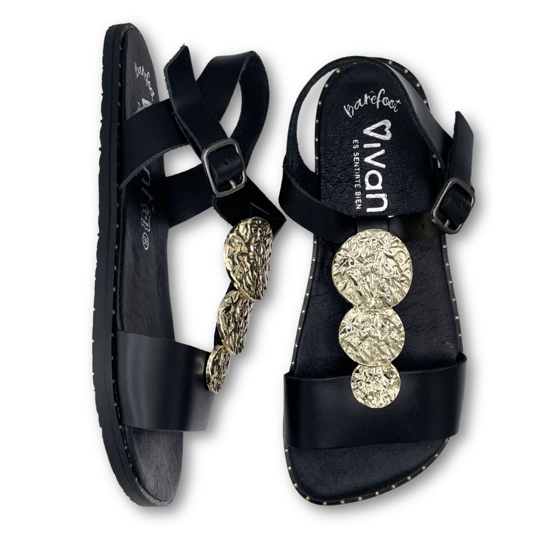 Sandalia Barefoot Adulto - Vivant - Bali Negro