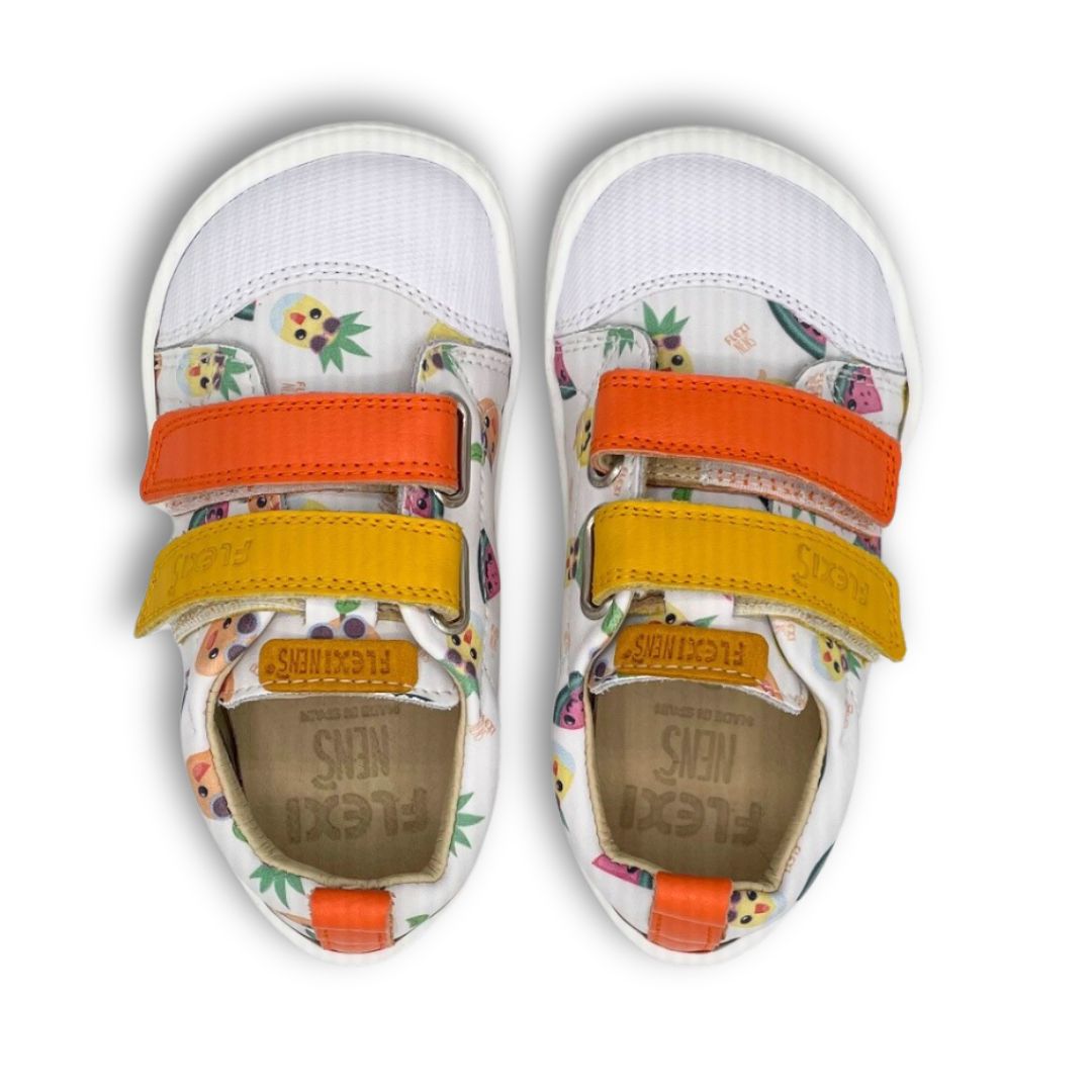Zapatillas Deportivas Barefoot - FlexiNens - Estampado Frutas - 9000R