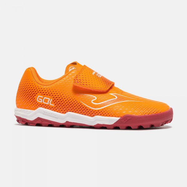 Zapatillas Fútbol Barefoot - Joma - Multitaco 2607 Naranja Turf