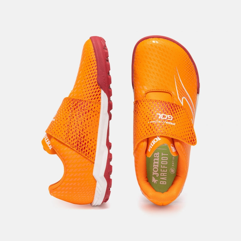 Zapatillas Fútbol Barefoot - Joma - Multitaco 2607 Naranja Turf