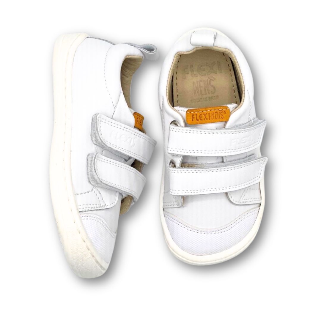 Zapatillas Deportivas Barefoot - FlexiNens - Blanco Salvaje - 9000R