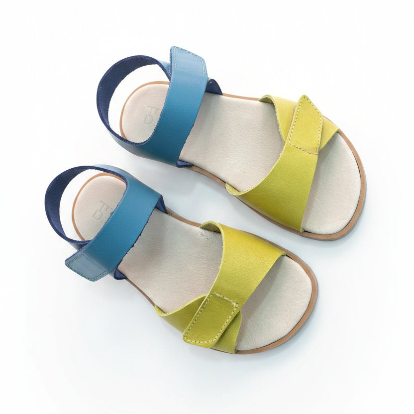 Sandalias Barefoot 423-Li - Flexinens - Piel - Limoncello Agua