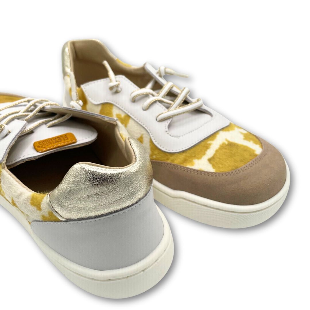 Zapatillas Deportivas Barefoot Adulto - FlexiNens - Vaca Amarilla - 9018X