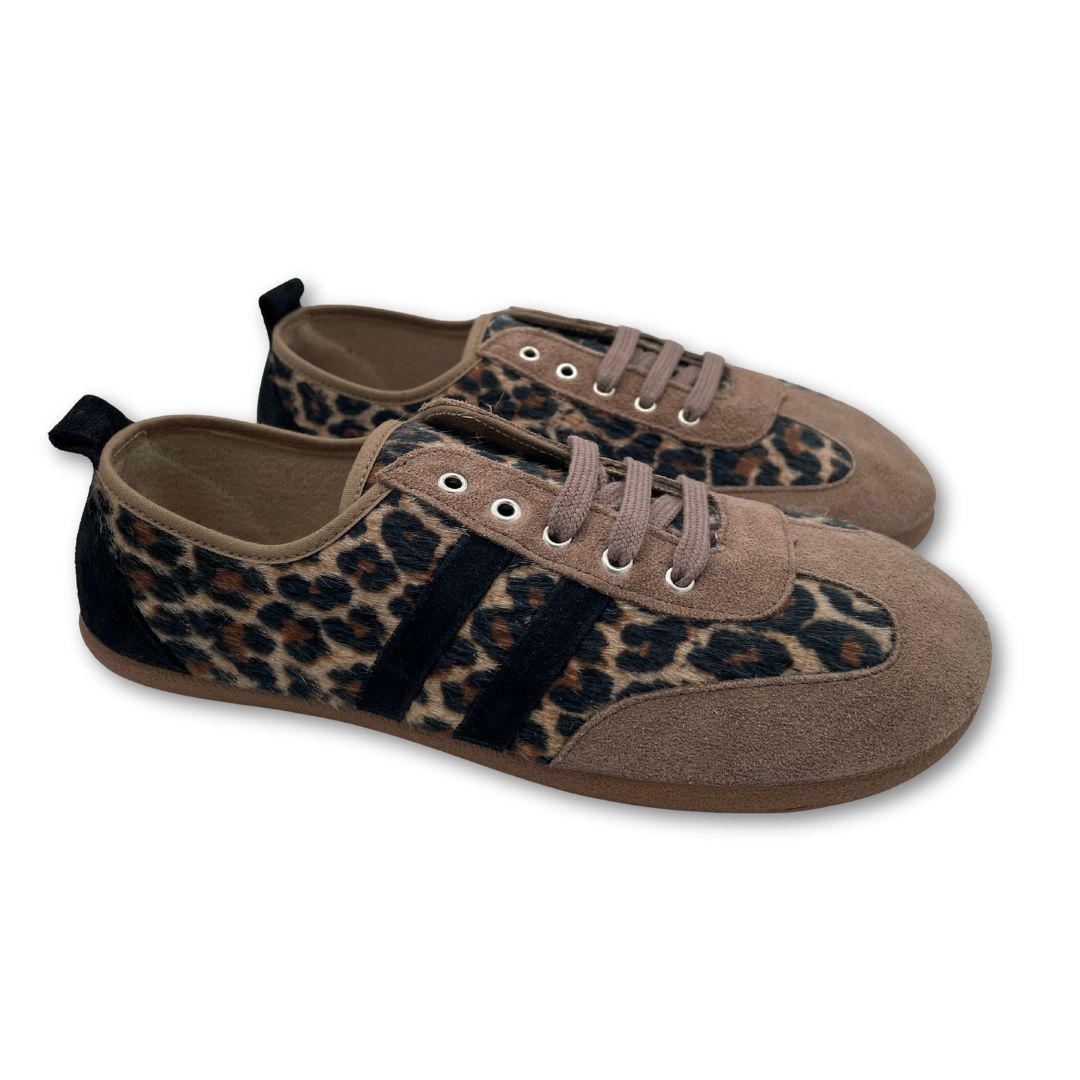 Zapatillas Deportivas Barefoot Adulto - Batilas - Serraje Leopardo XL93