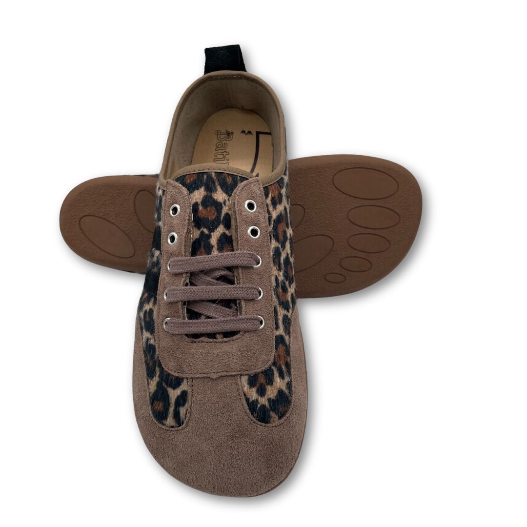 Zapatillas Deportivas Barefoot Adulto - Batilas - Serraje Leopardo XL93
