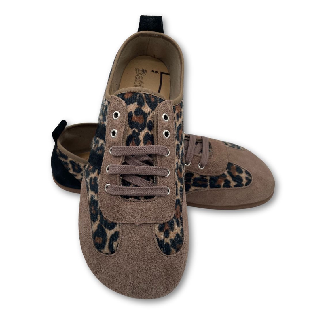Zapatillas Deportivas Barefoot Adulto - Batilas - Serraje Leopardo XL93