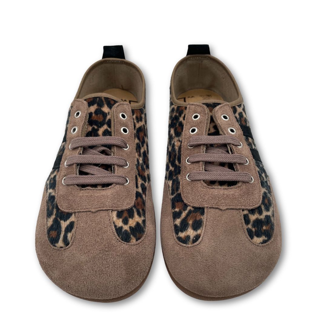 Zapatillas Deportivas Barefoot Adulto - Batilas - Serraje Leopardo XL93