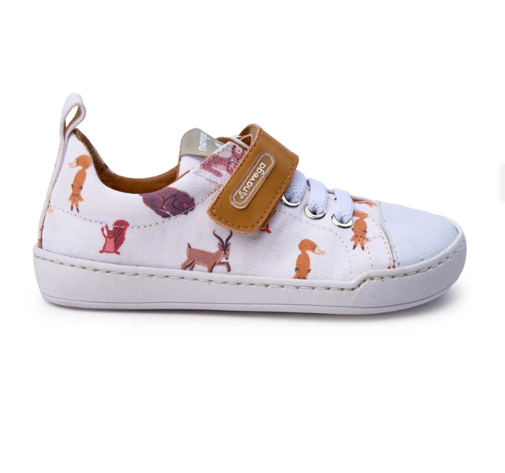 Navega - Zapatillas Barefoot Textil - Animales