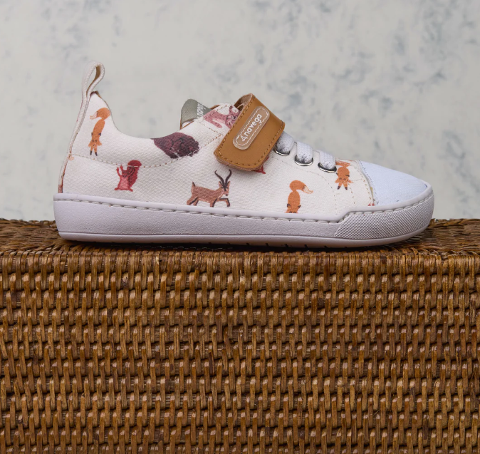 Navega - Zapatillas Barefoot Textil - Animales