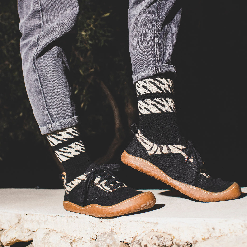 Coqueflex - Barefoot Combi 6 Sneaker - Black 15503