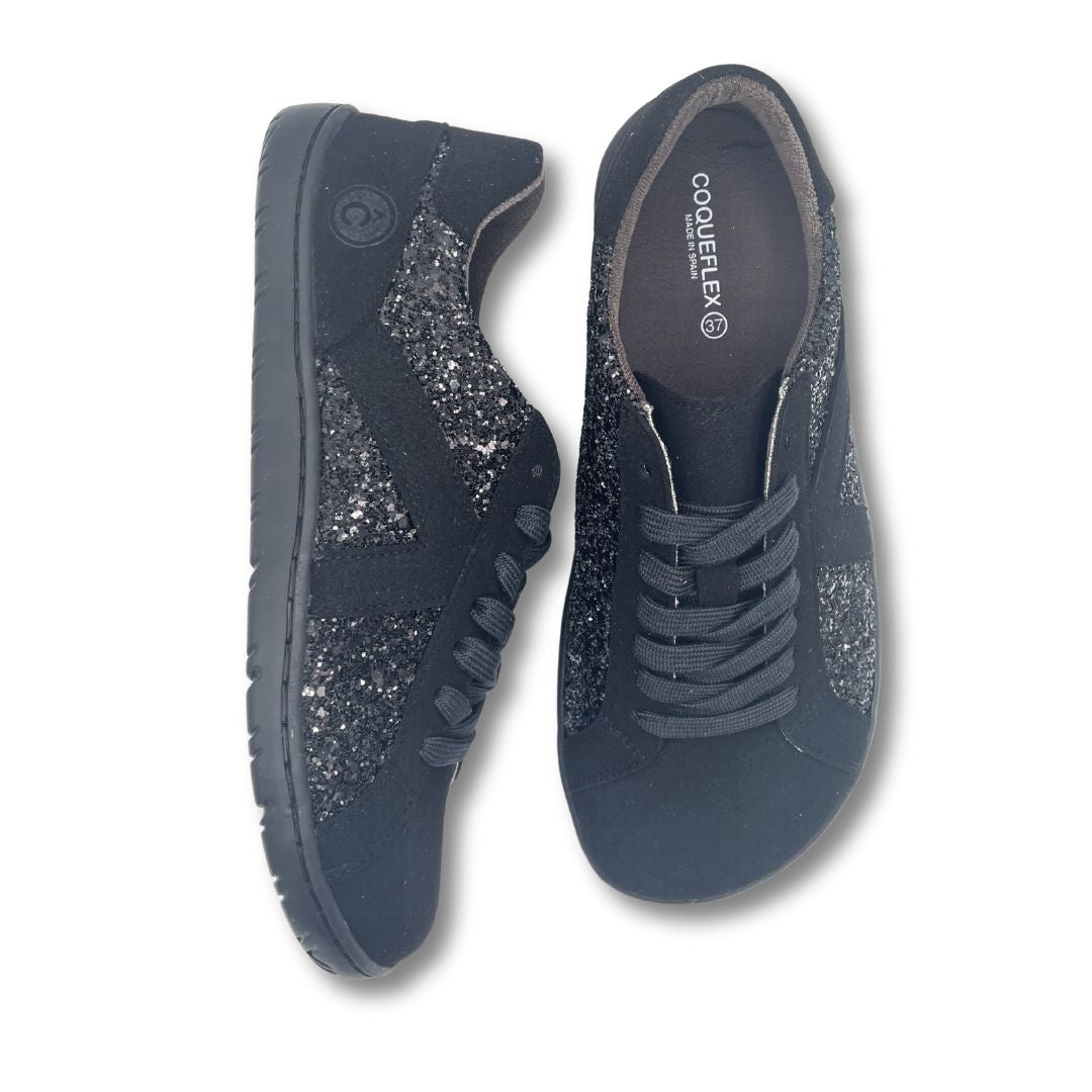 Coqueflex - Barefoot Combi 6 Sneaker - Black 15503