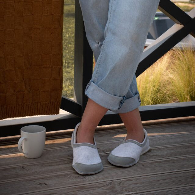 Oma King - Barfuß-Hausschuhe