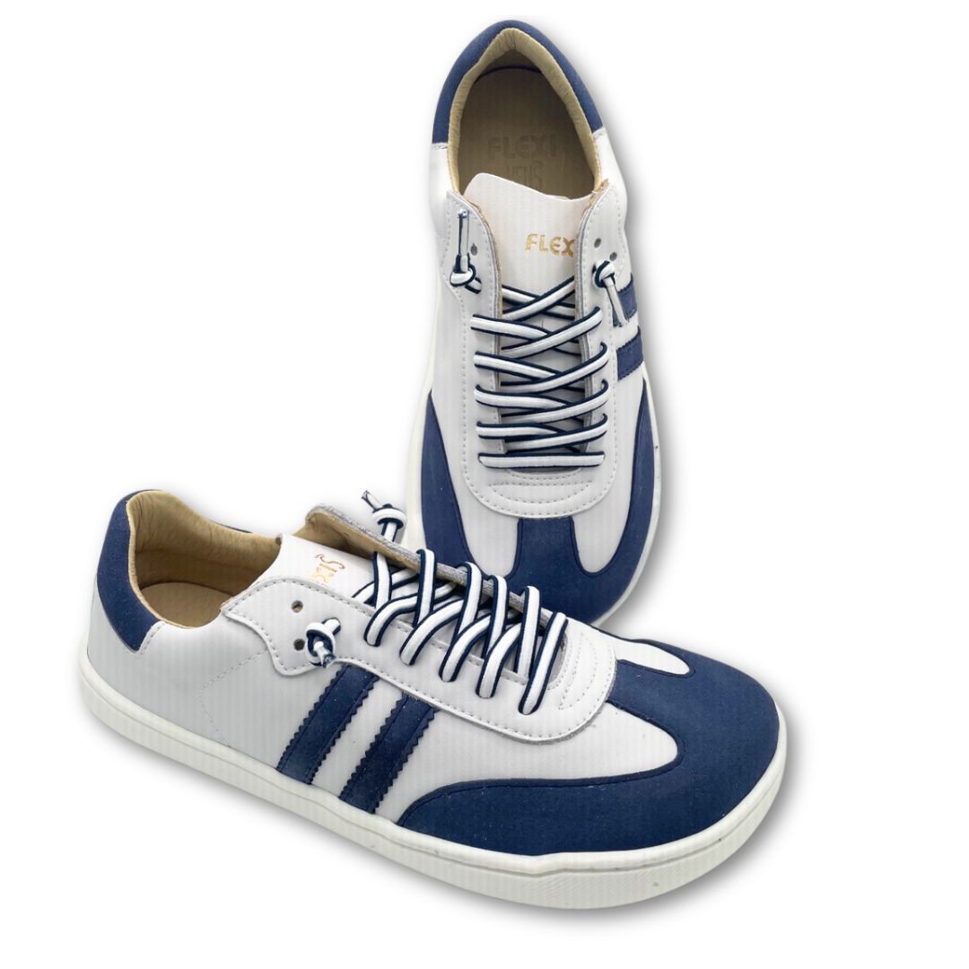 Zapatillas Deportivas Barefoot Adulto - FlexiNens - Blanco - 9028X