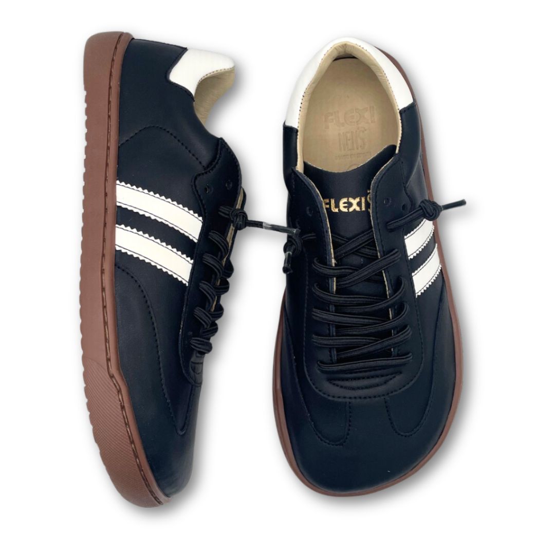 Zapatillas Deportivas Barefoot Adulto - FlexiNens - Negro - 9028X