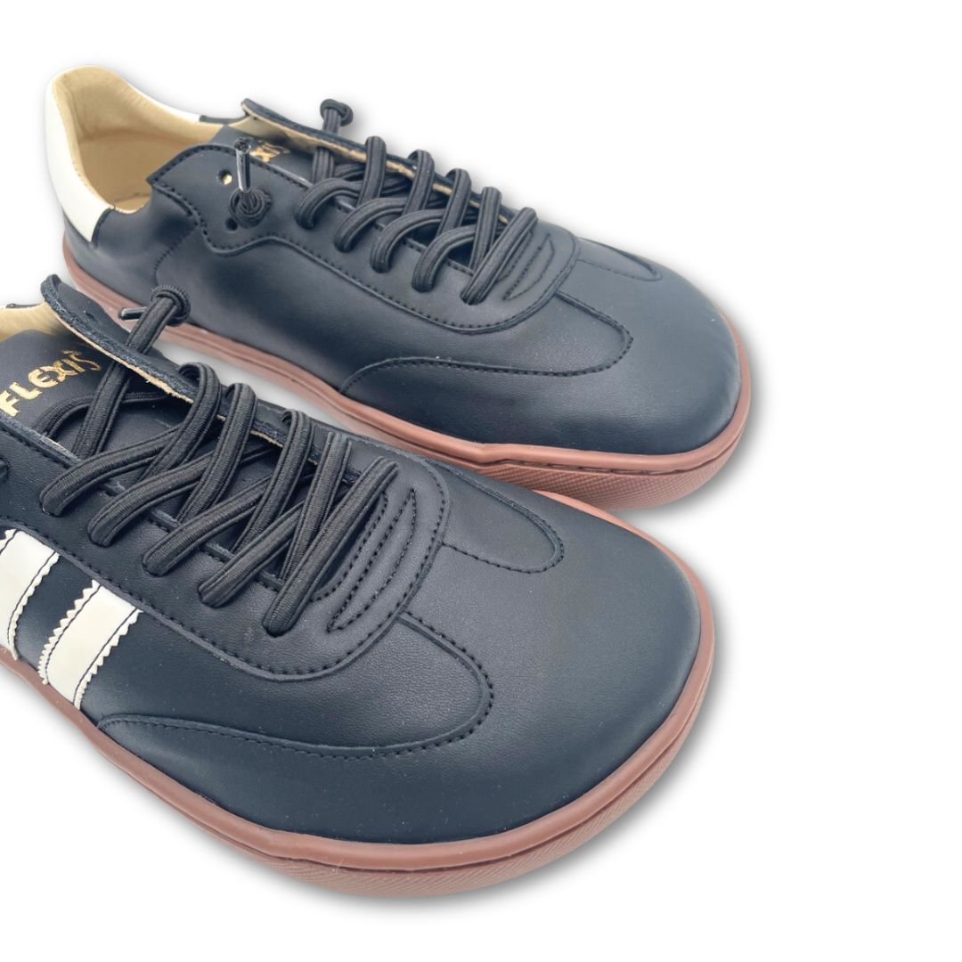 Zapatillas Deportivas Barefoot Adulto - FlexiNens - Negro - 9028X