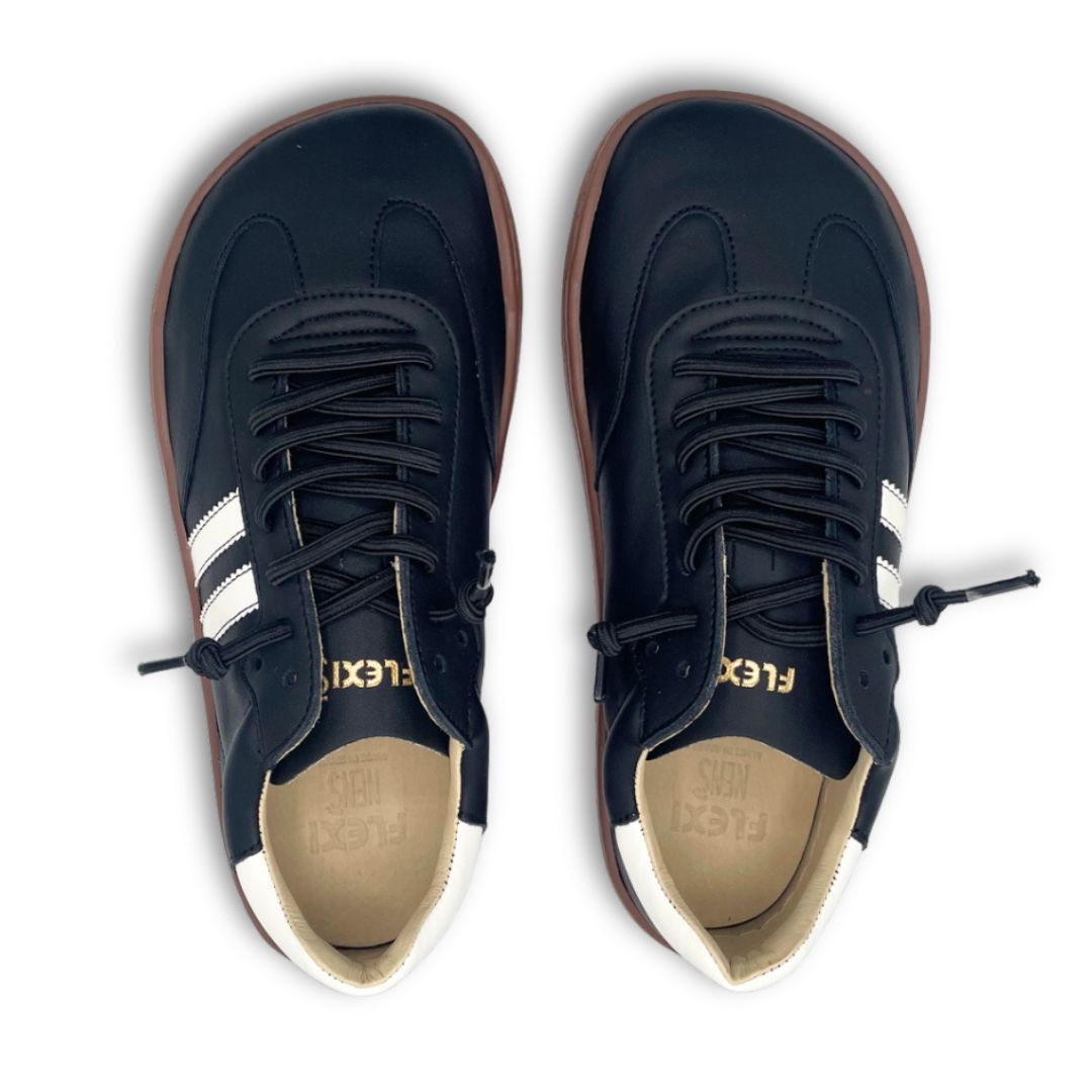 Zapatillas Deportivas Barefoot Adulto - FlexiNens - Negro - 9028X
