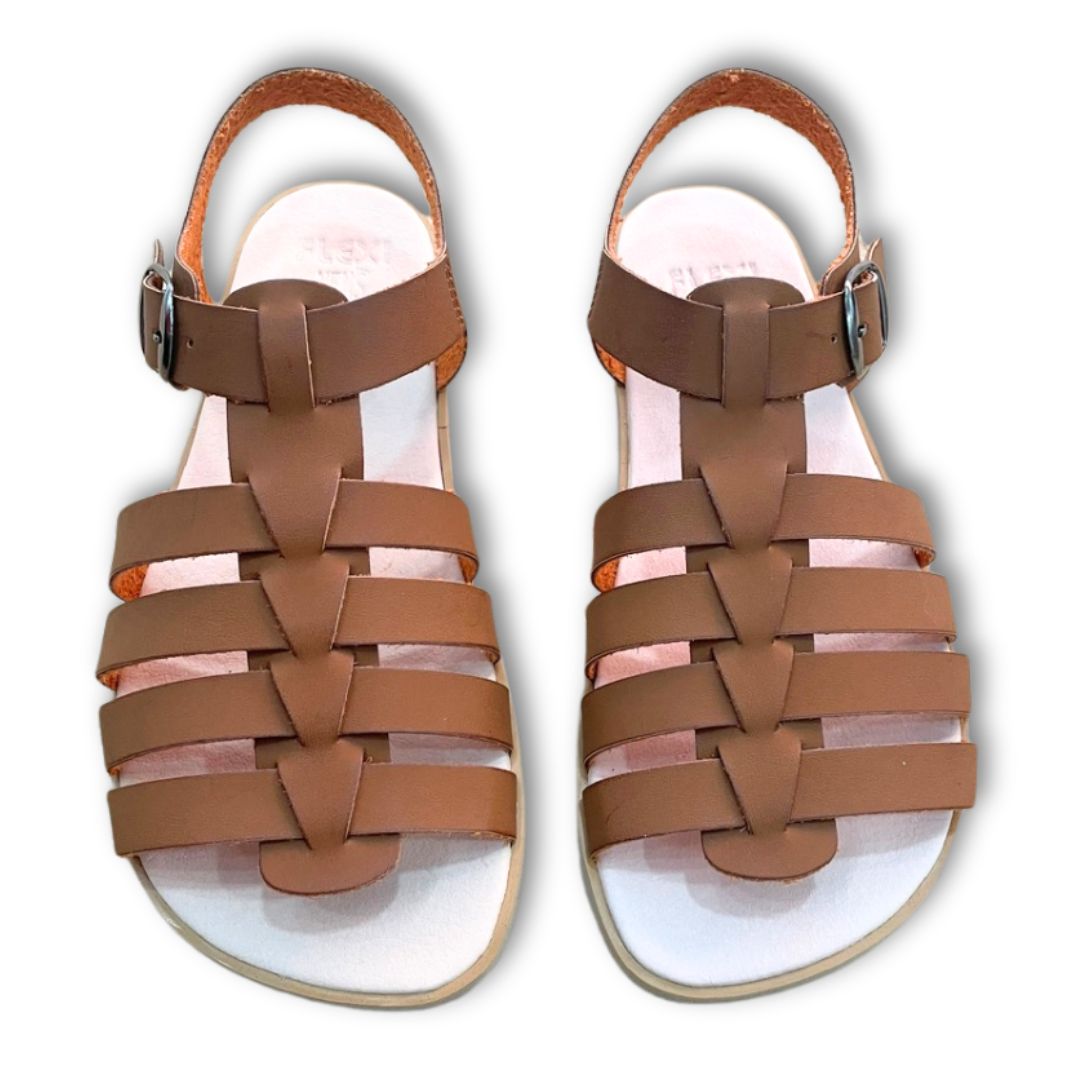 Sandalias Barefoot 5146-PR- Flexinens - Vaqueta Roble