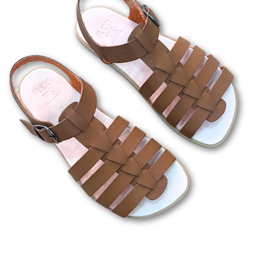 Sandalias Barefoot 5146-PR- Flexinens - Vaqueta Roble