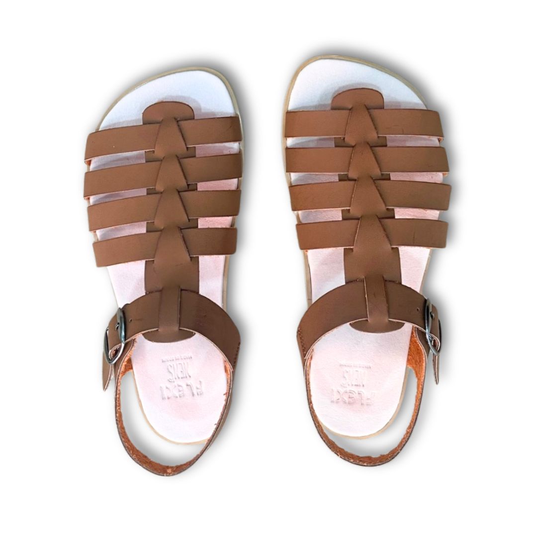 Sandalias Barefoot 5146-PR- Flexinens - Vaqueta Roble