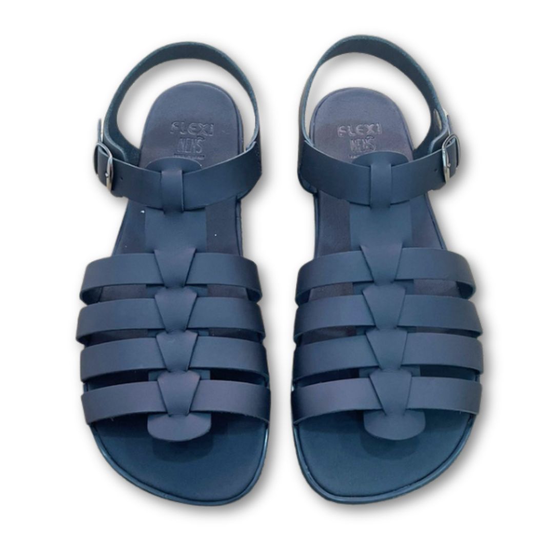 Sandalias Barefoot 5146-PR- Flexinens - Box Negro