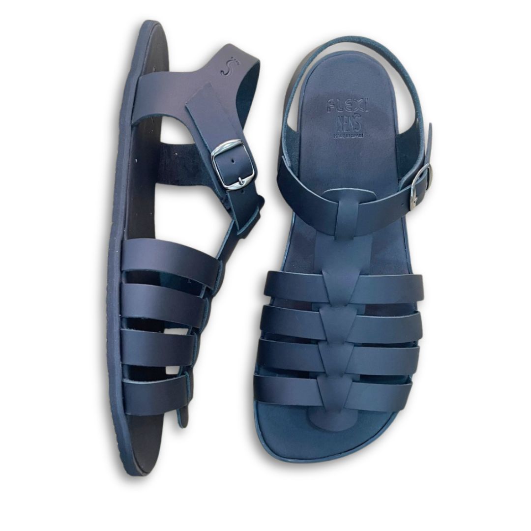 Sandalias Barefoot 5146-PR- Flexinens - Box Negro