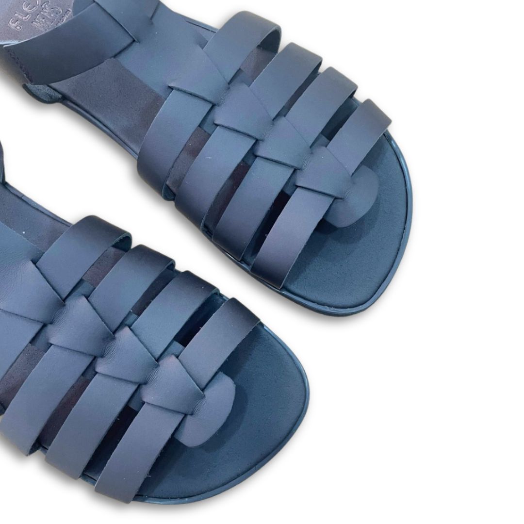 Sandalias Barefoot 5146-PR- Flexinens - Box Negro