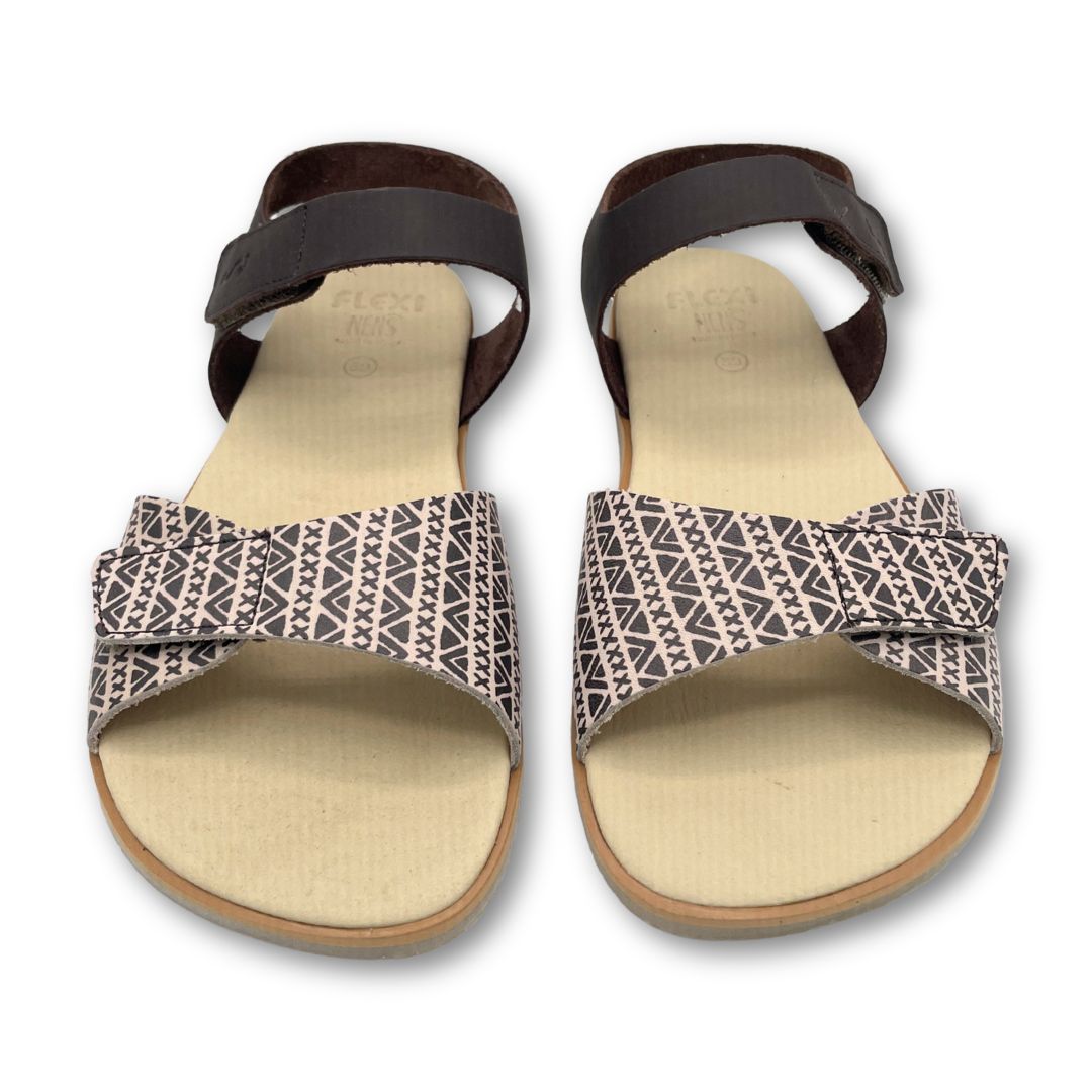 Sandalias Barefoot Transición 423-LT- FlexiNens - Yucatán Box Marrón
