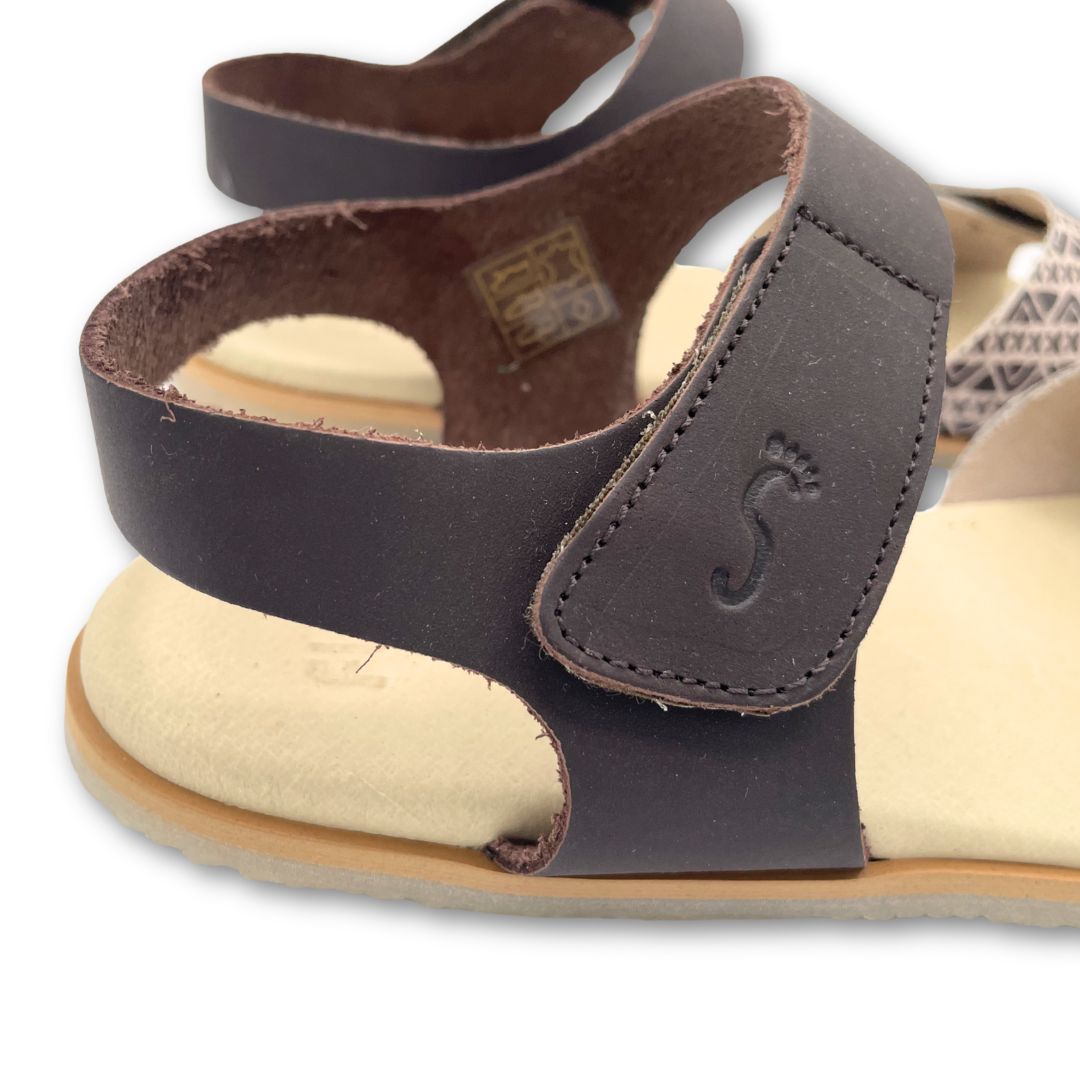 Sandalias Barefoot Transición 423-LT- FlexiNens - Yucatán Box Marrón