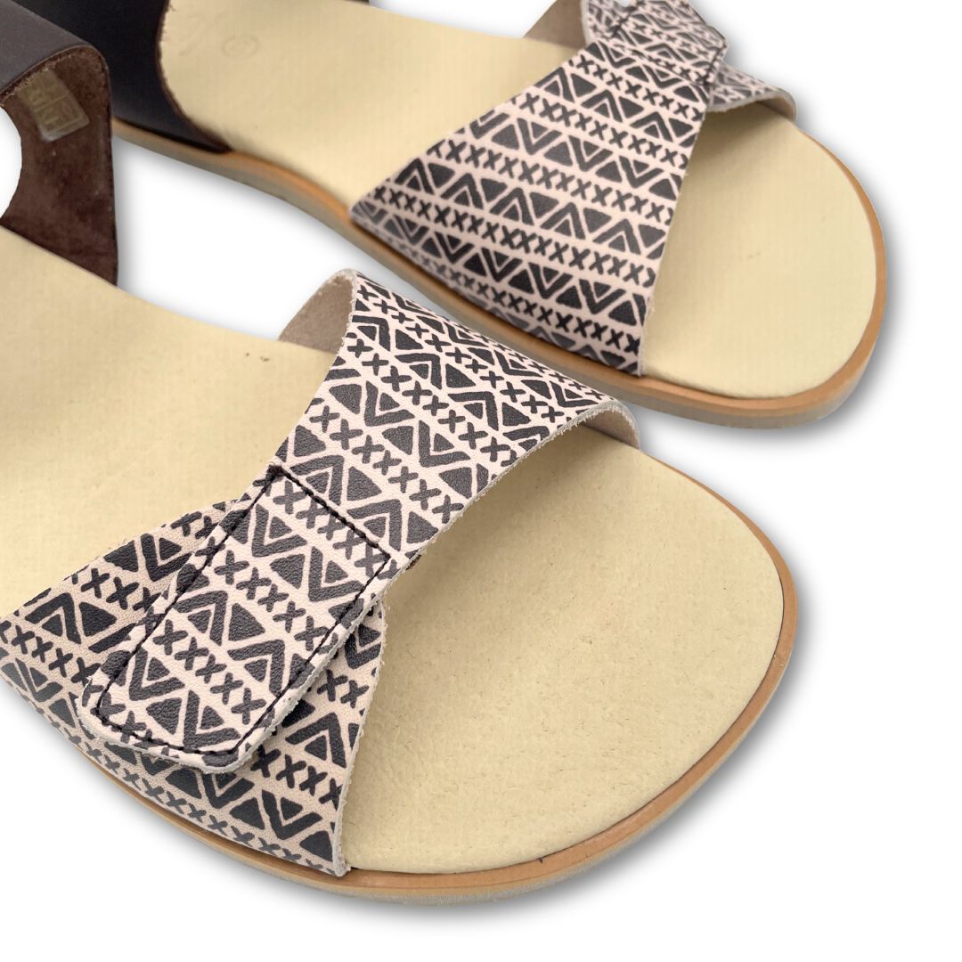 Sandalias Barefoot Transición 423-LT- FlexiNens - Yucatán Box Marrón