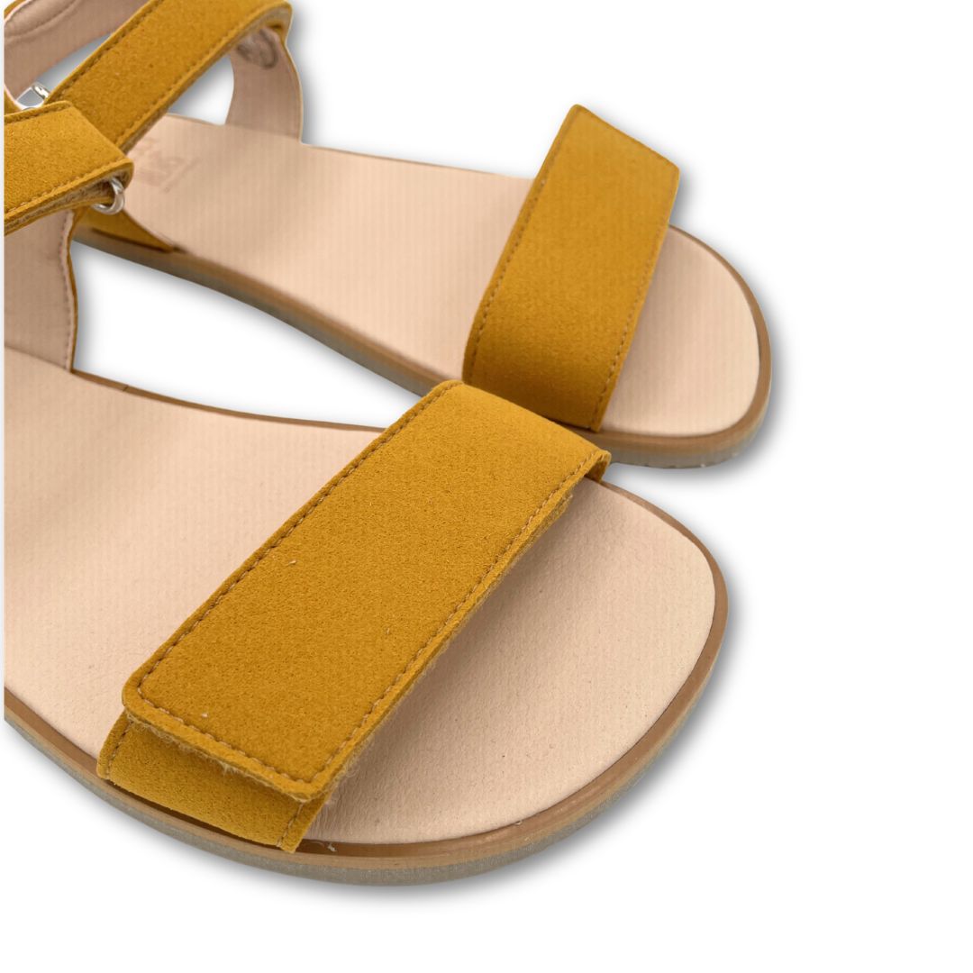 Sandalias Barefoot 70145-LI- FlexiNens - Microfibra Mostaza