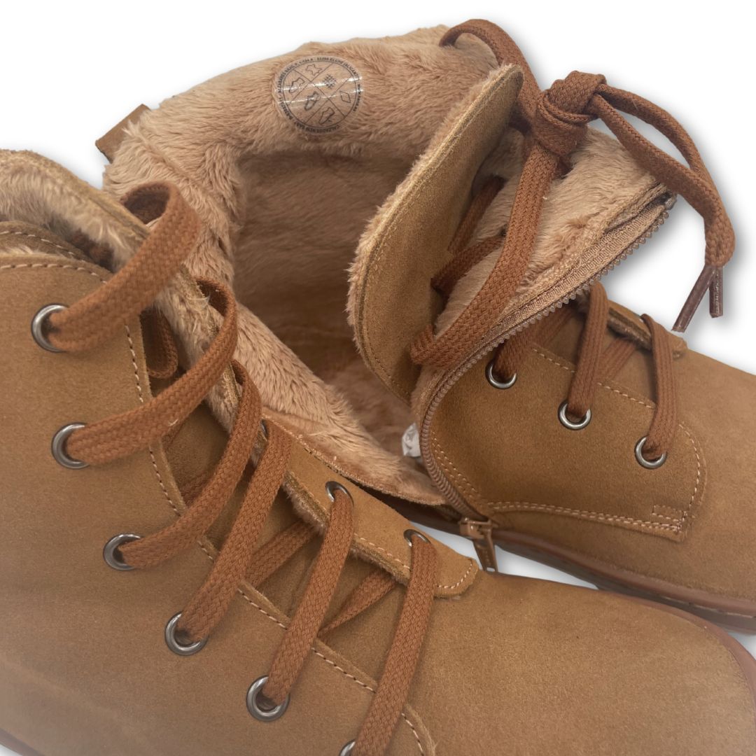 Bota Barefoot Adulto - FlexiNens - Serraje Taupe - 9085R