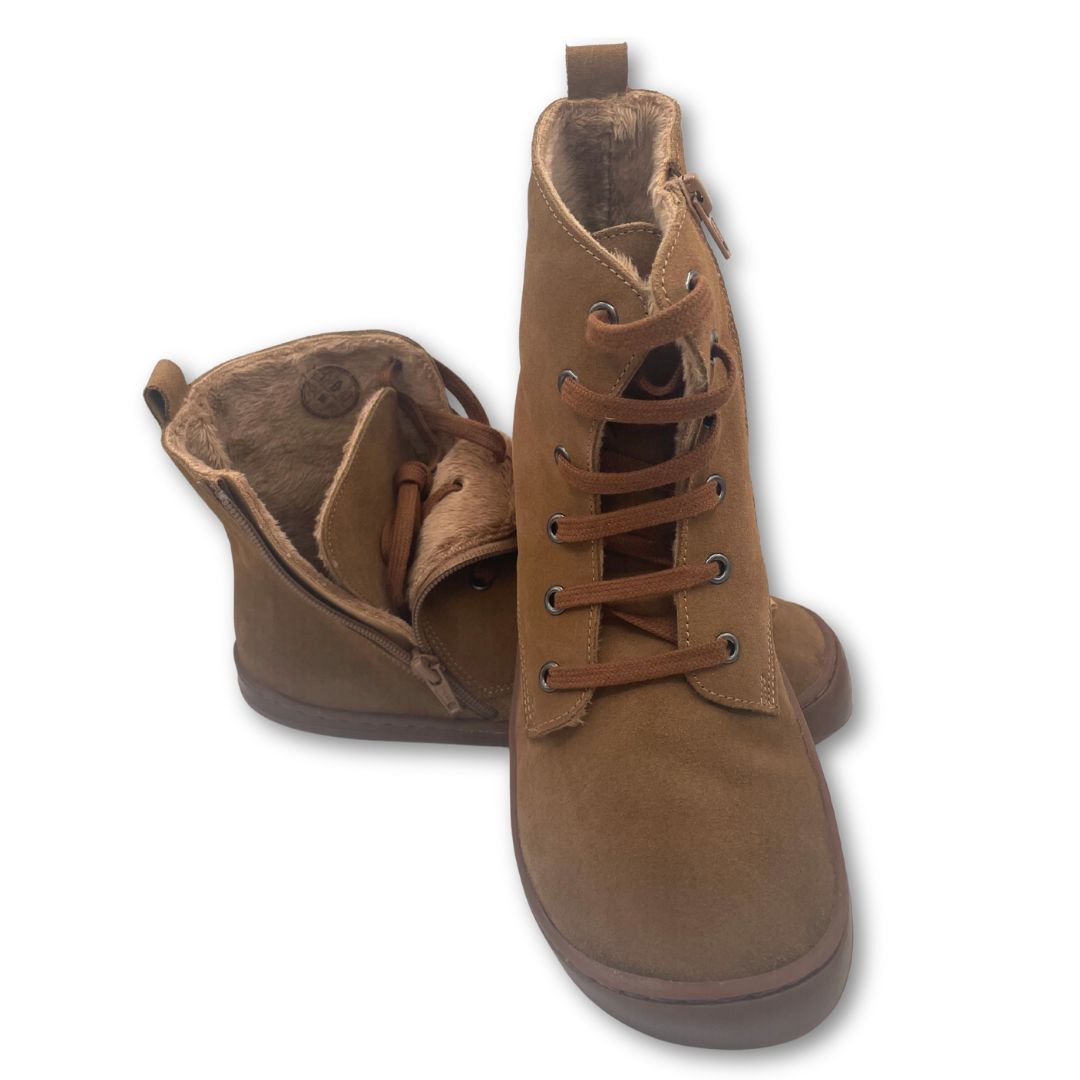 Bota Barefoot Adulto - FlexiNens - Serraje Taupe - 9085R