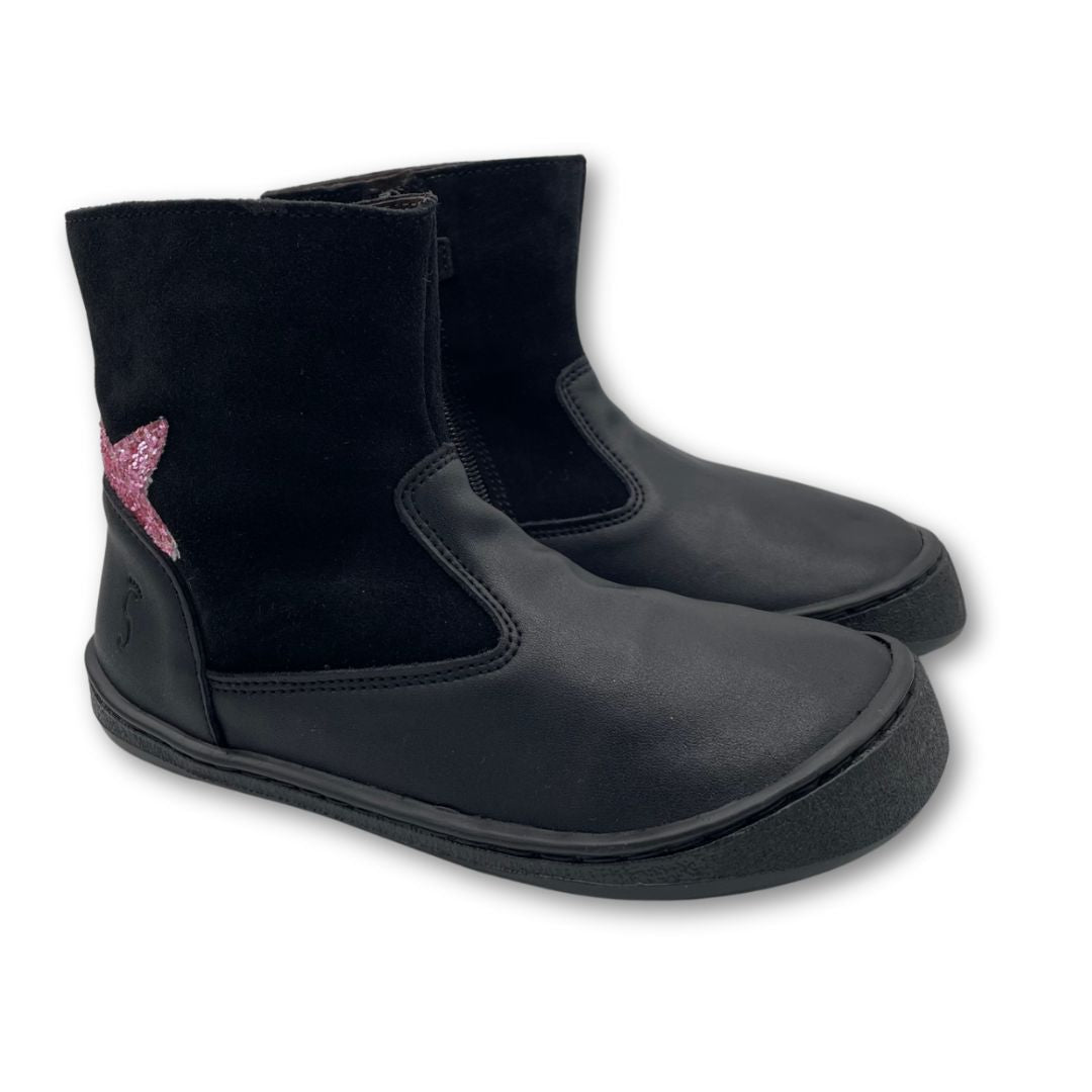 Bota Barefoot - FlexiNens - Serraje Negro - 9058R