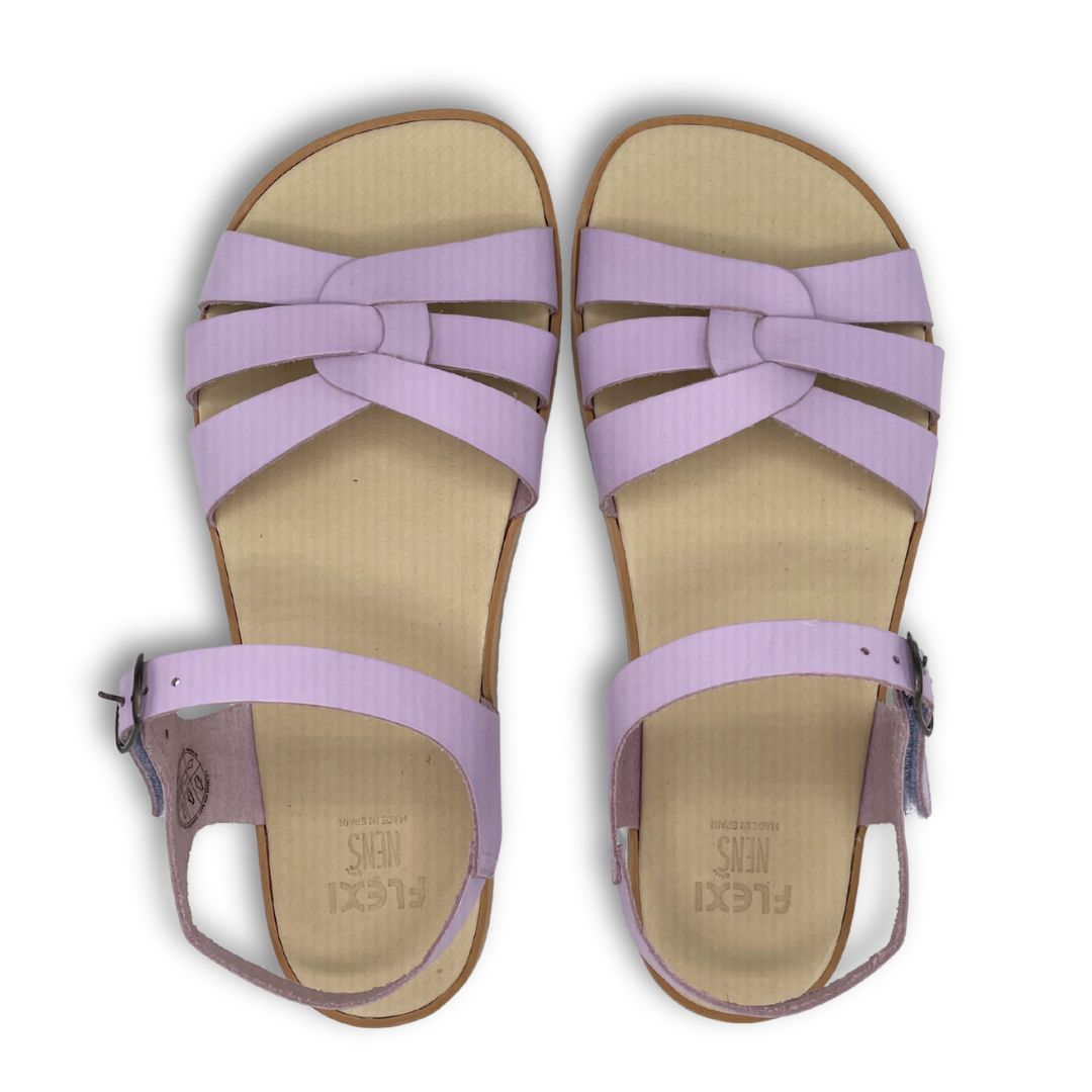 Sandalias Barefoot 5759-PR - FlexiNens - Piel Lila