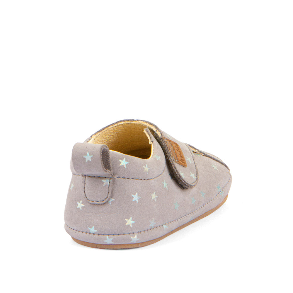 Zapatillas Barefoot Prewalkers - Piel Ante Hidrófuga - Gris G1130020-2