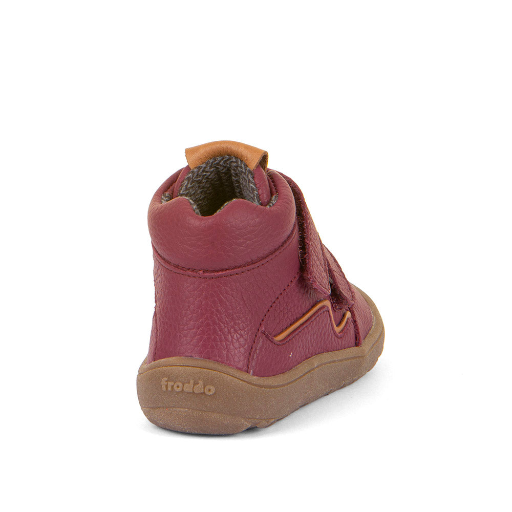 Froddo - Botas Barefoot - Piel Membrana Tex - Burdeos