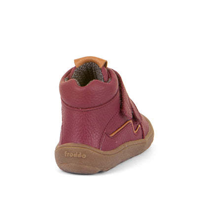 Froddo - Botas Barefoot - Piel Membrana Tex - Burdeos