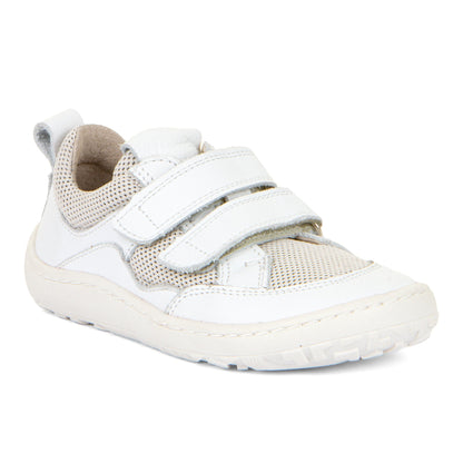 Froddo - Barefoot Base Shoes - Leather and Textile - White