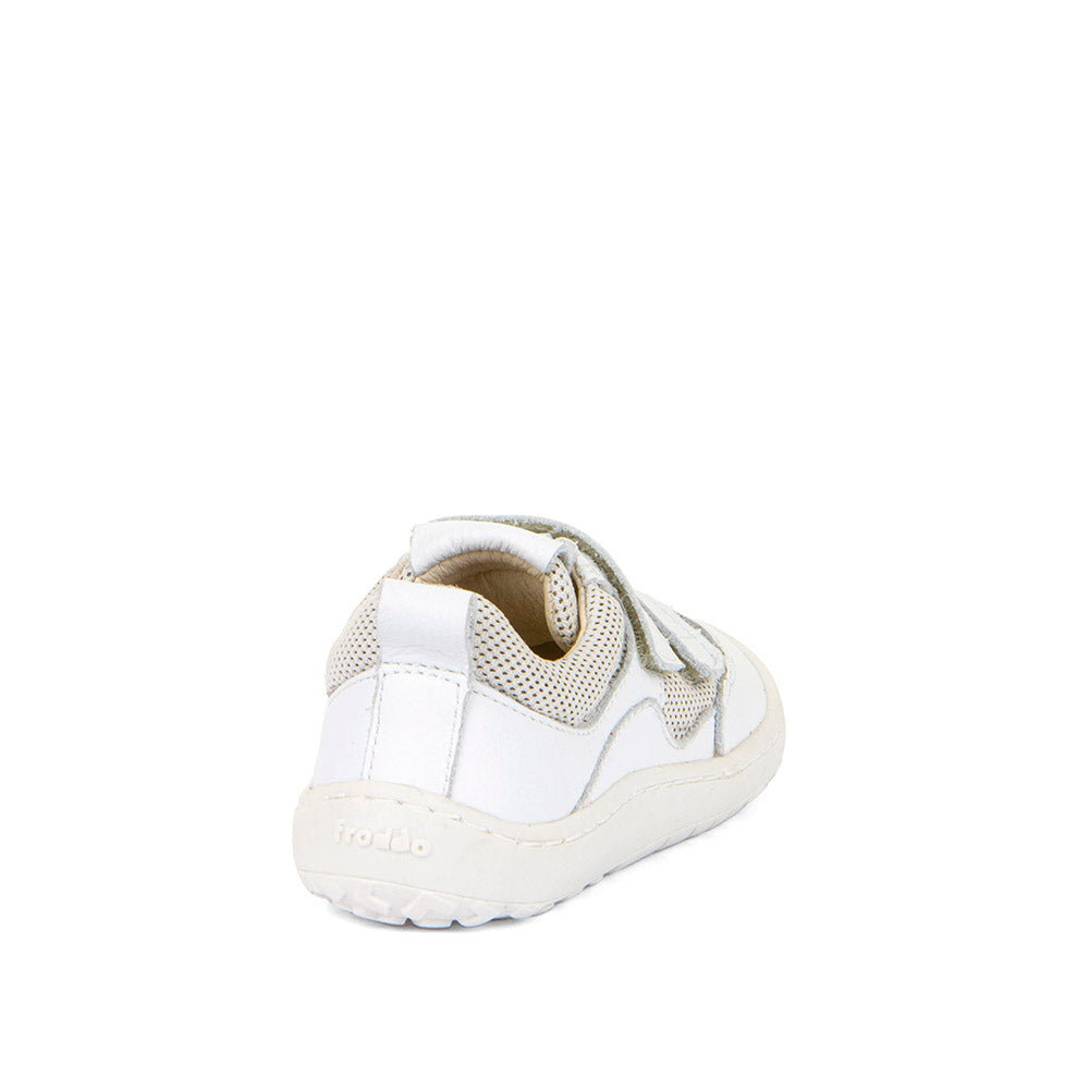 Froddo - Barefoot Base Shoes - Leather and Textile - White