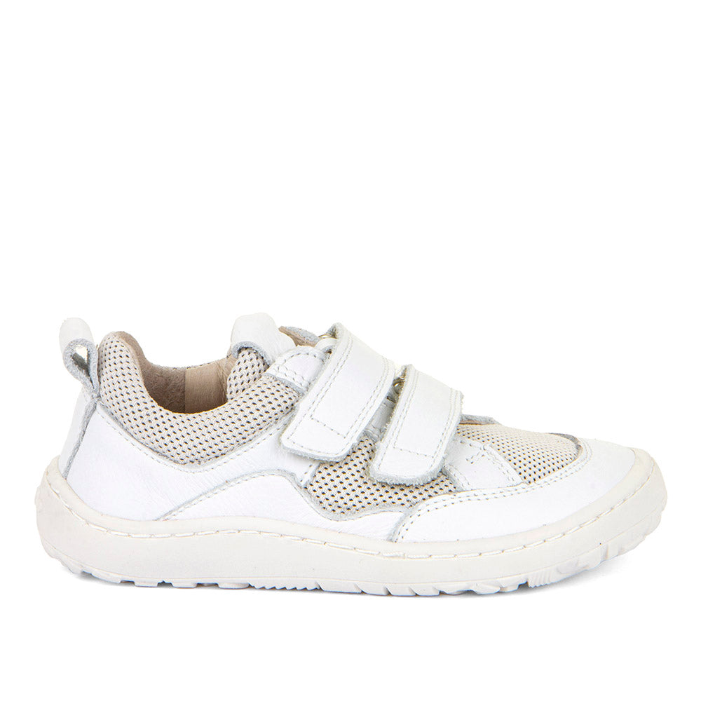Froddo - Barefoot Base Shoes - Leather and Textile - White