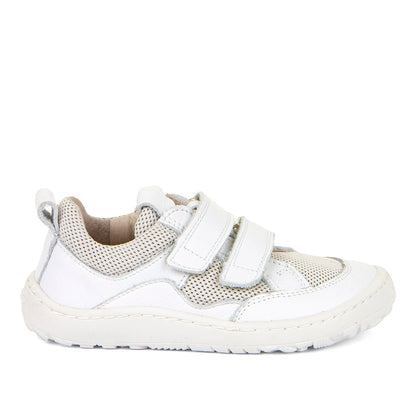 Froddo - Barefoot Base Shoes - Leather and Textile - White