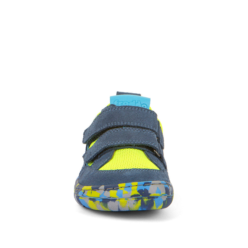 Froddo - Zapatillas Barefoot Base - Piel y Textil - Denim Flúor