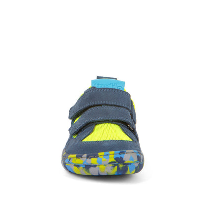 Froddo - Zapatillas Barefoot Base - Piel y Textil - Denim Flúor