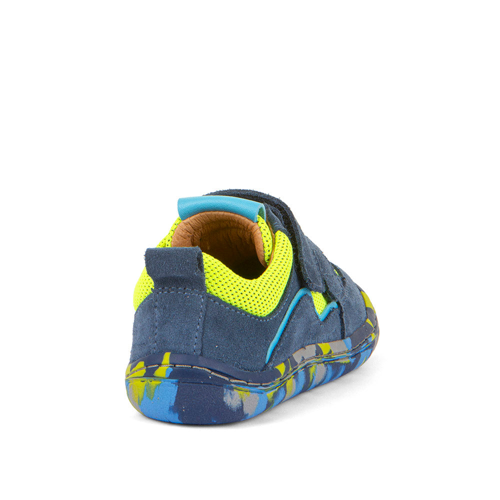 Froddo - Zapatillas Barefoot Base - Piel y Textil - Denim Flúor