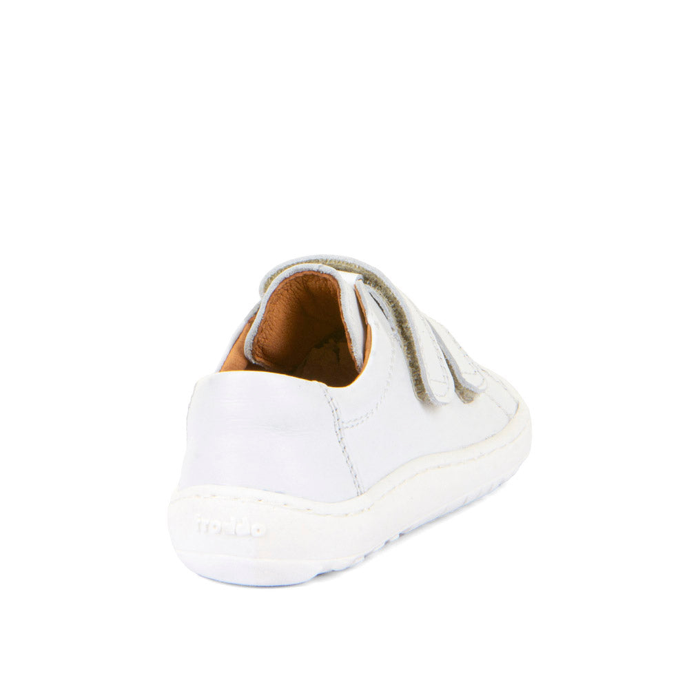 Zapatillas Deportivas Barefoot Base - Piel Hidrófuga - Blanco G3130276-2
