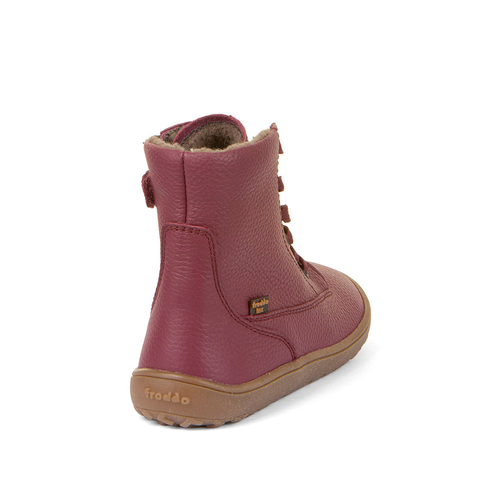 Botas Barefoot Laces - Froddo - Membrana Tex - Burdeos G3160236-4